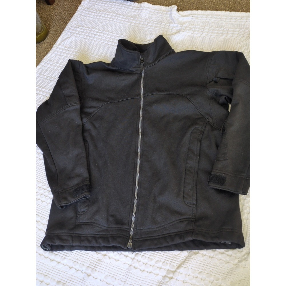 Massif Elements FR Flame Resistant Jacket Full Zip Black Sz Medium USA Made